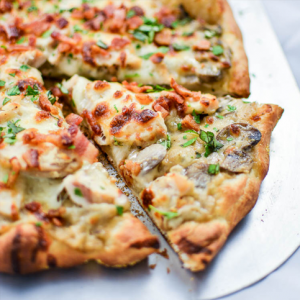 Chicken and Mushroom Pizza